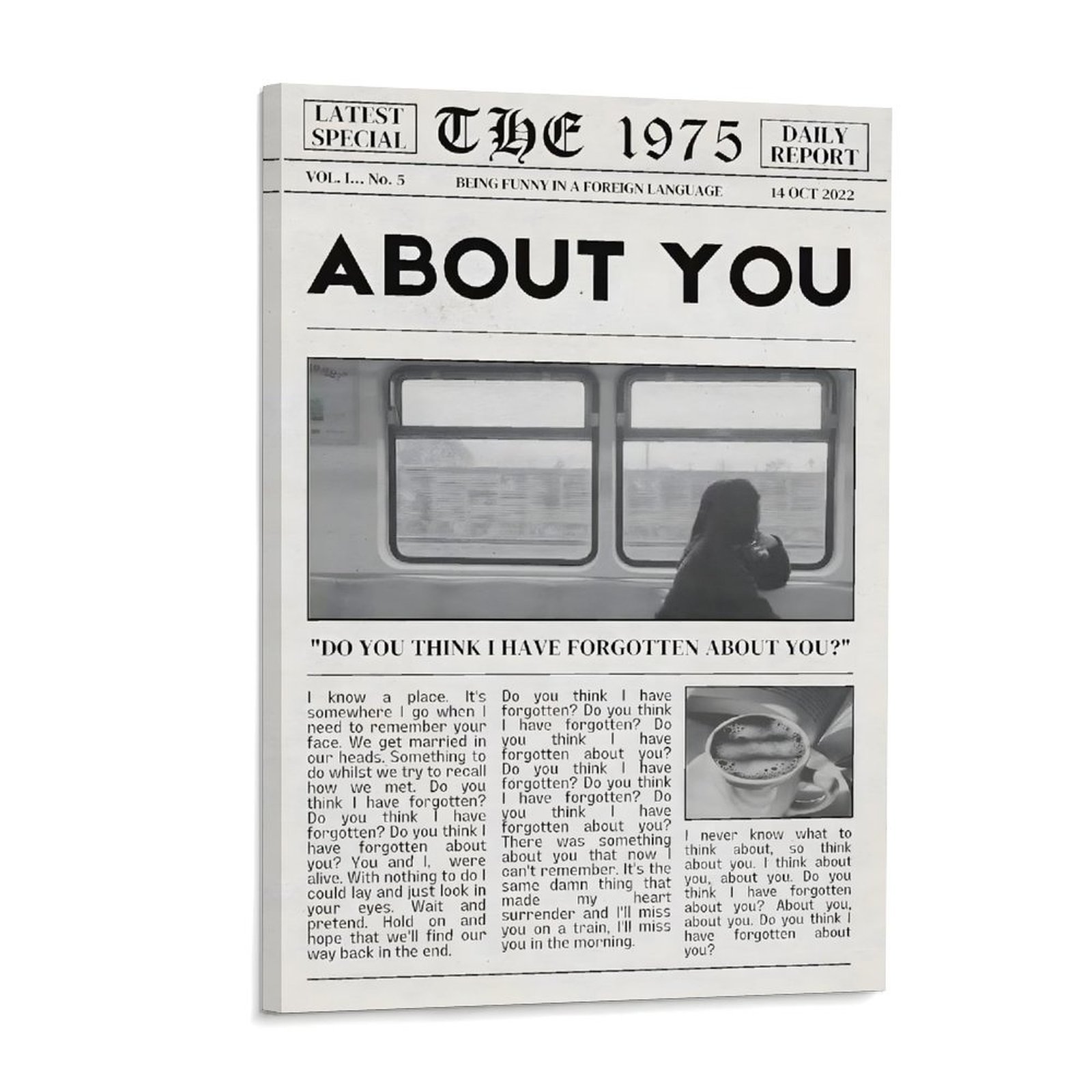 The 1975 About You Poster Musi - огляд і ціна Home Theater Bathroom