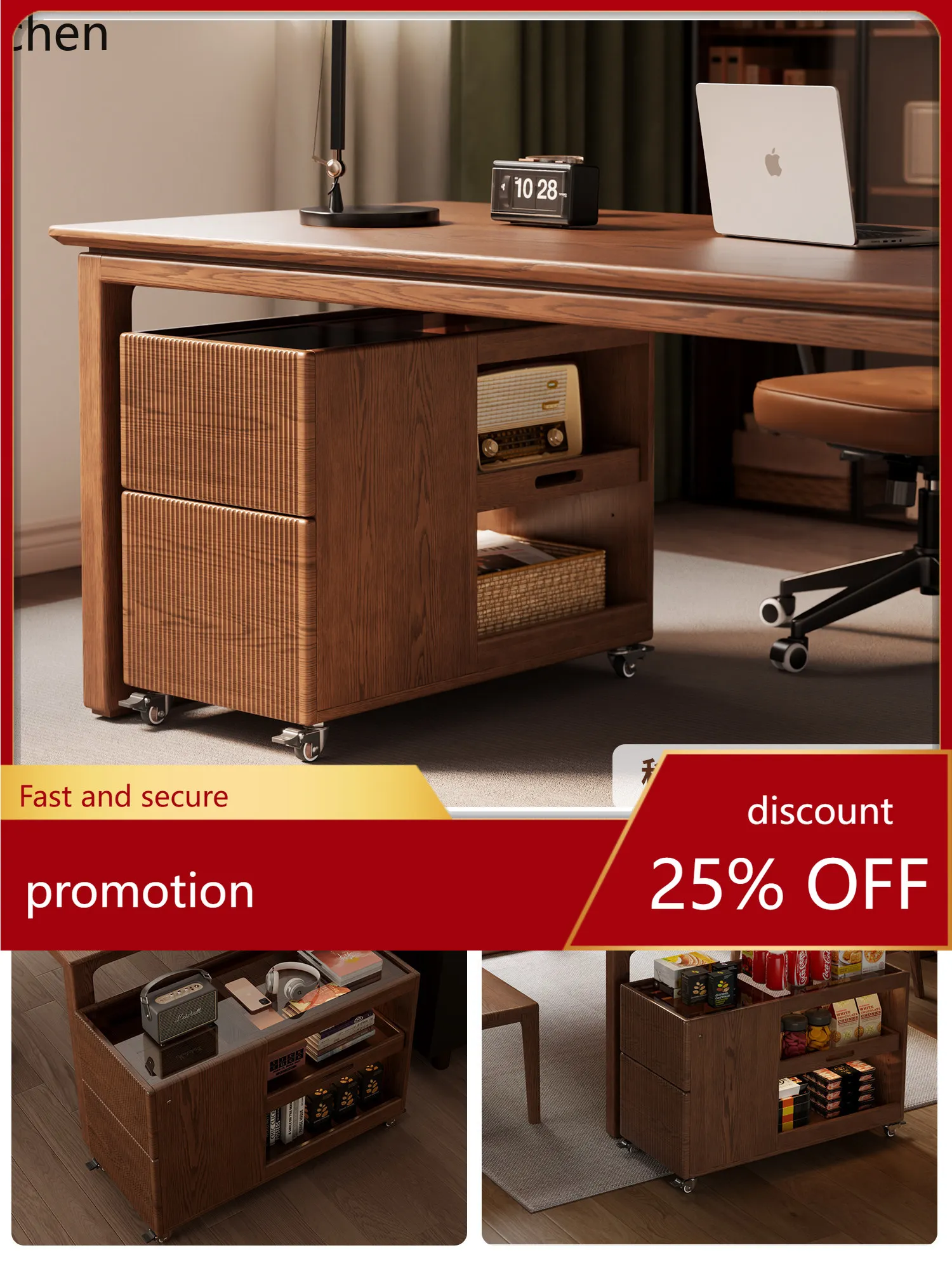 W5.19 Solid Wood Desk Study Ro - огляд і ціна Home & Bathroom Building Products Pte Ltd Photos