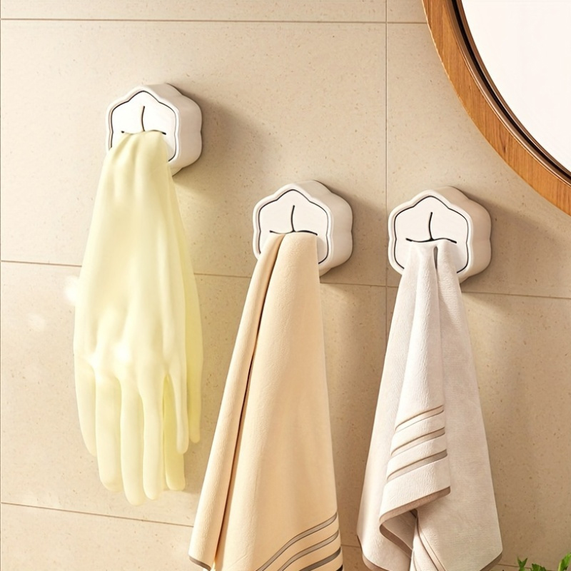 6PCS Self Adhesive Towel Holde - огляд і ціна Home Bathroom Equipment