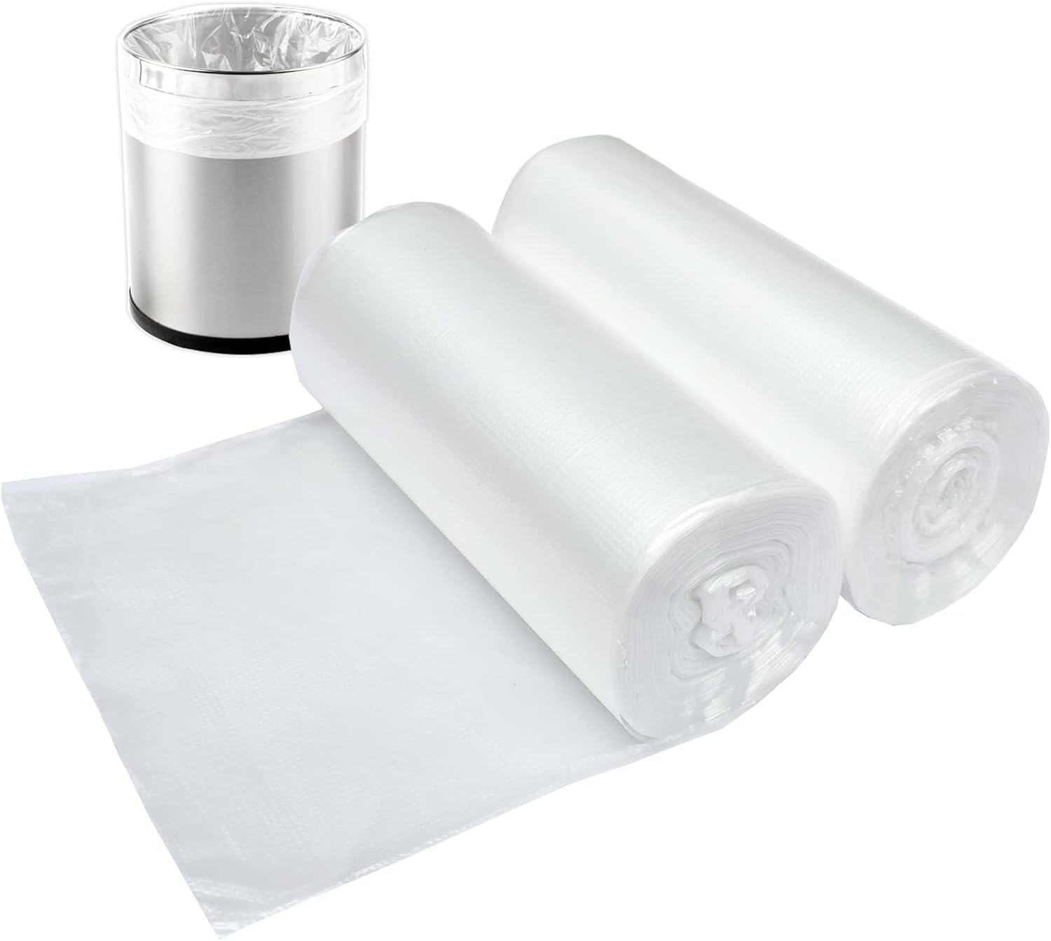 7.5L Clear Small Trash Bags, 1 - огляд і ціна Home Bathroom Images