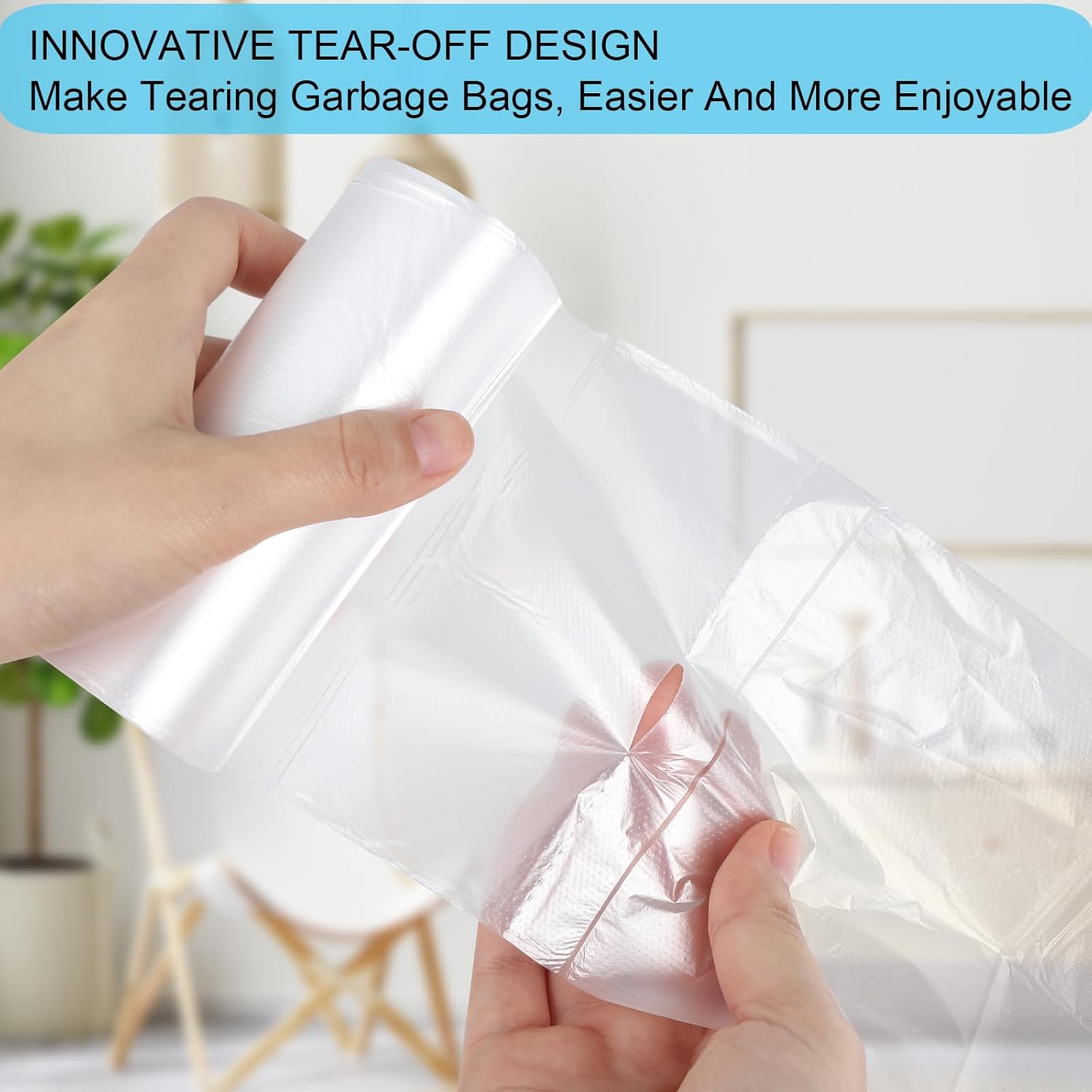 7.5L Clear Small Trash Bags, 1 - огляд і ціна Home Bathroom Images