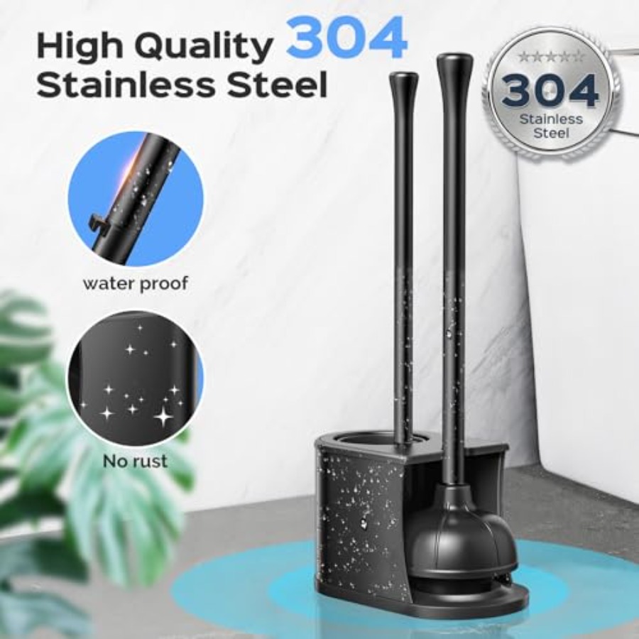 Toilet Plunger and Brush Set:  - огляд і ціна Plunger Toilet