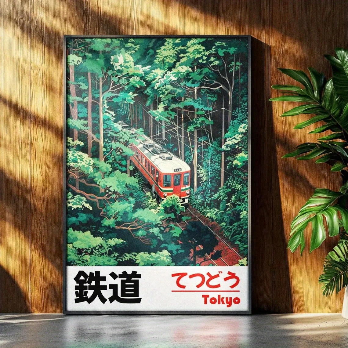 Retro Japanese Landscape Canva - огляд і ціна Home One Bathroom