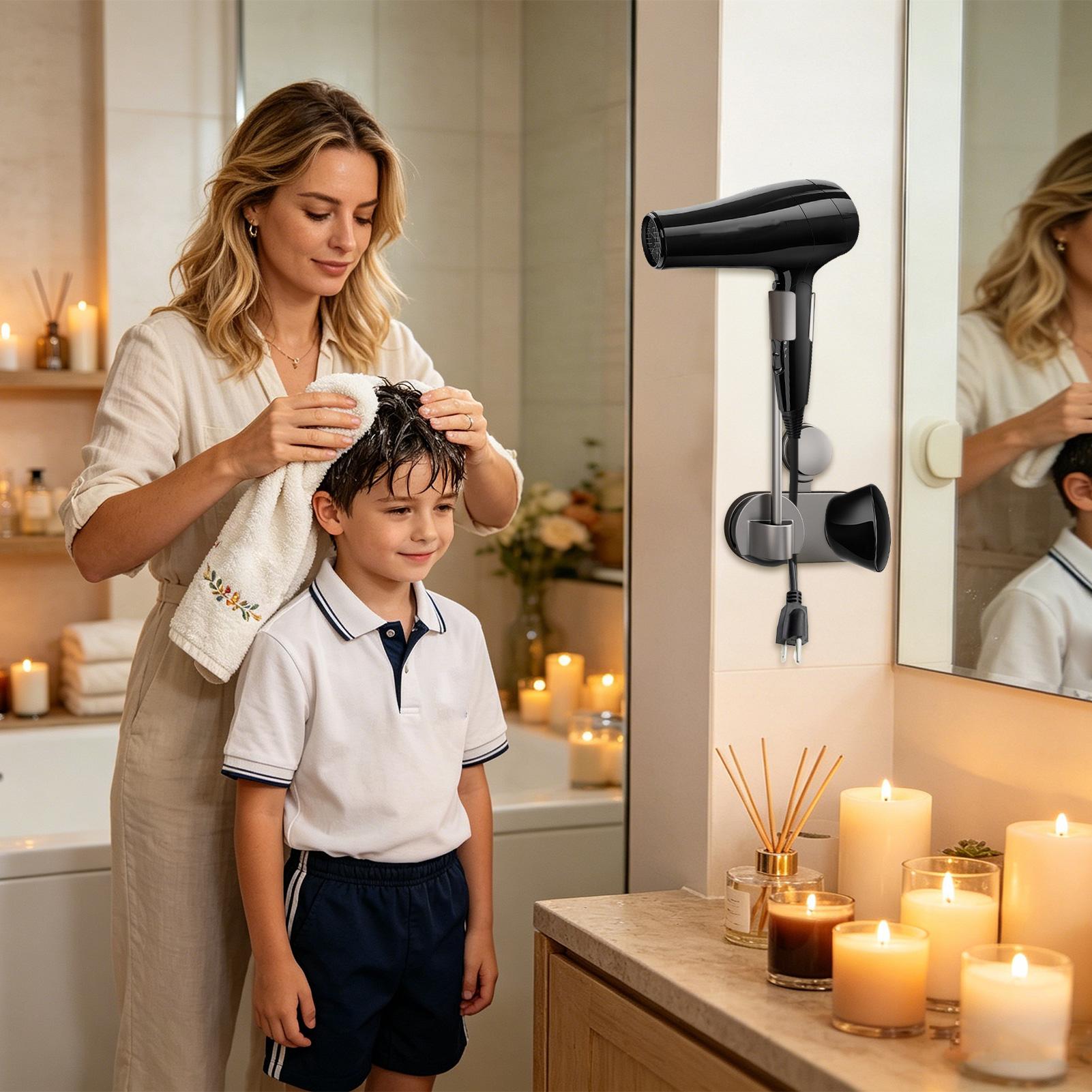 Blow Dryer Holder Wall Mounted - огляд і ціна Home Bathroom Hand Dryer