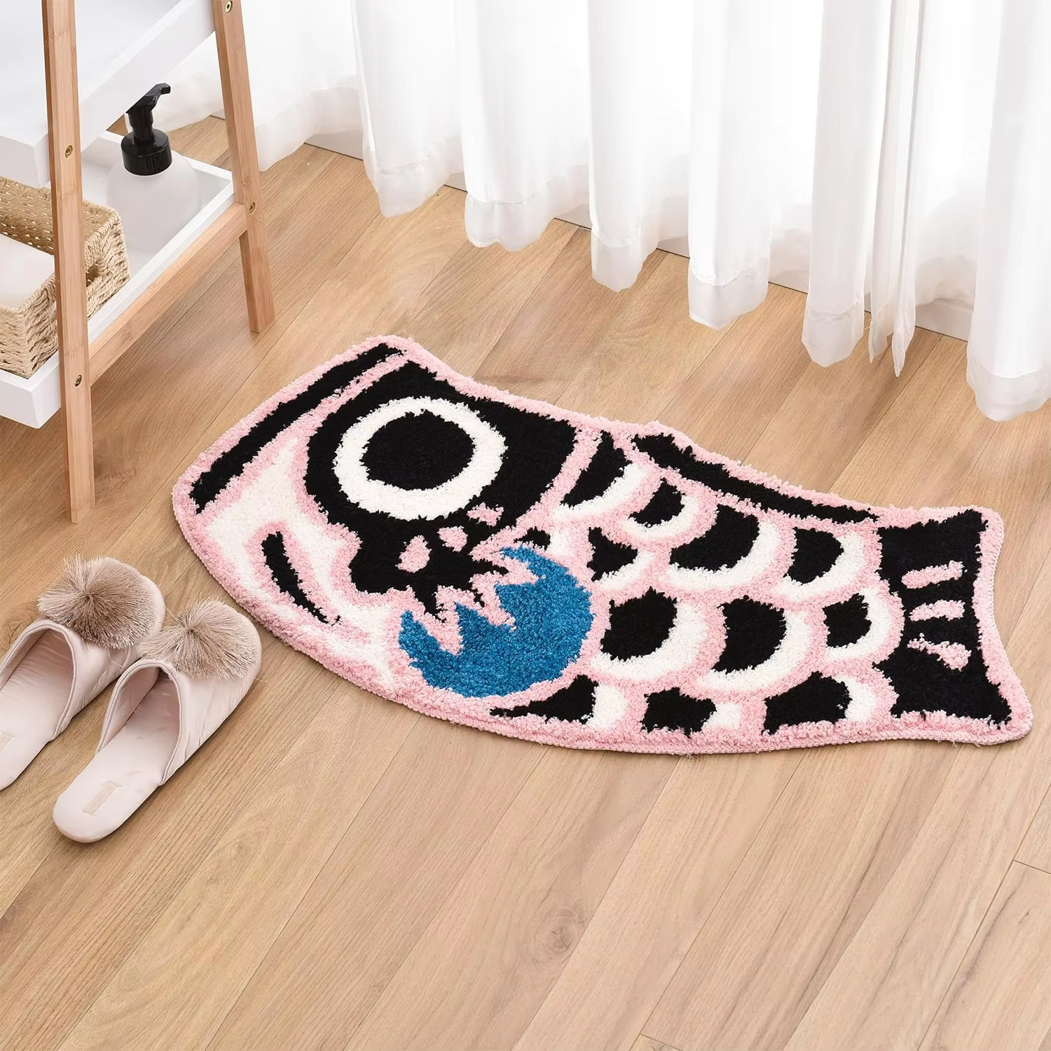 VIKAMA Auspicious Carp Carpet  - огляд і ціна Home Goods Bathroom Rugs