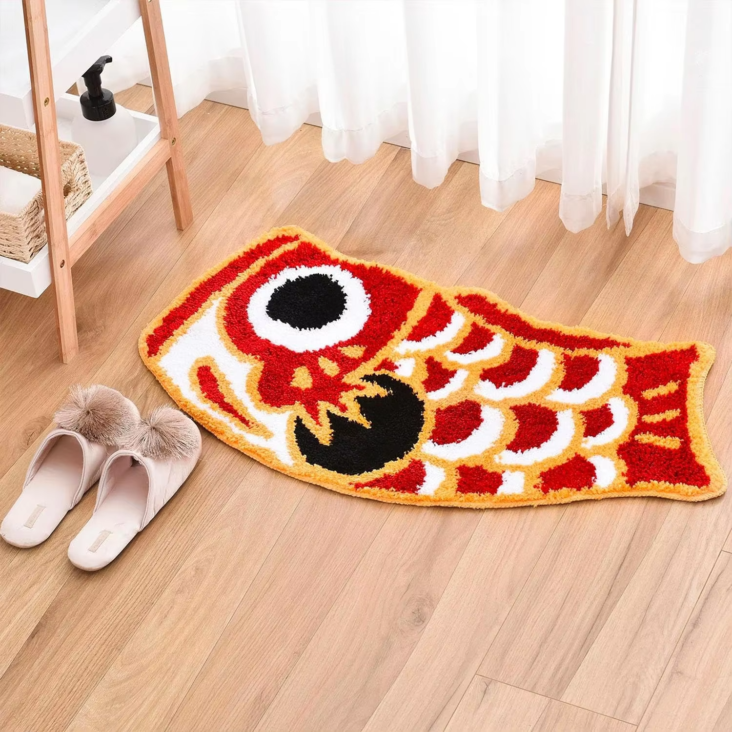 VIKAMA Auspicious Carp Carpet  - огляд і ціна Home Goods Bathroom Rugs