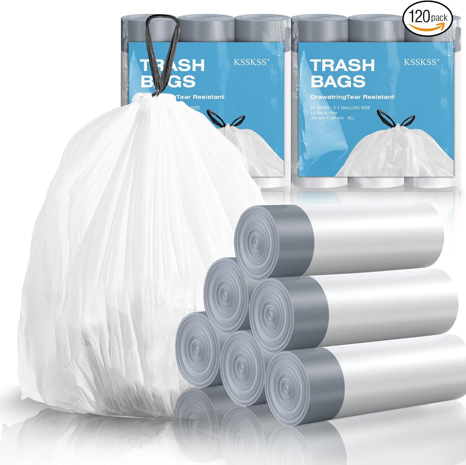 1.6 Gallon Mini Drawstring Tra - огляд і ціна Home Bathroom Images