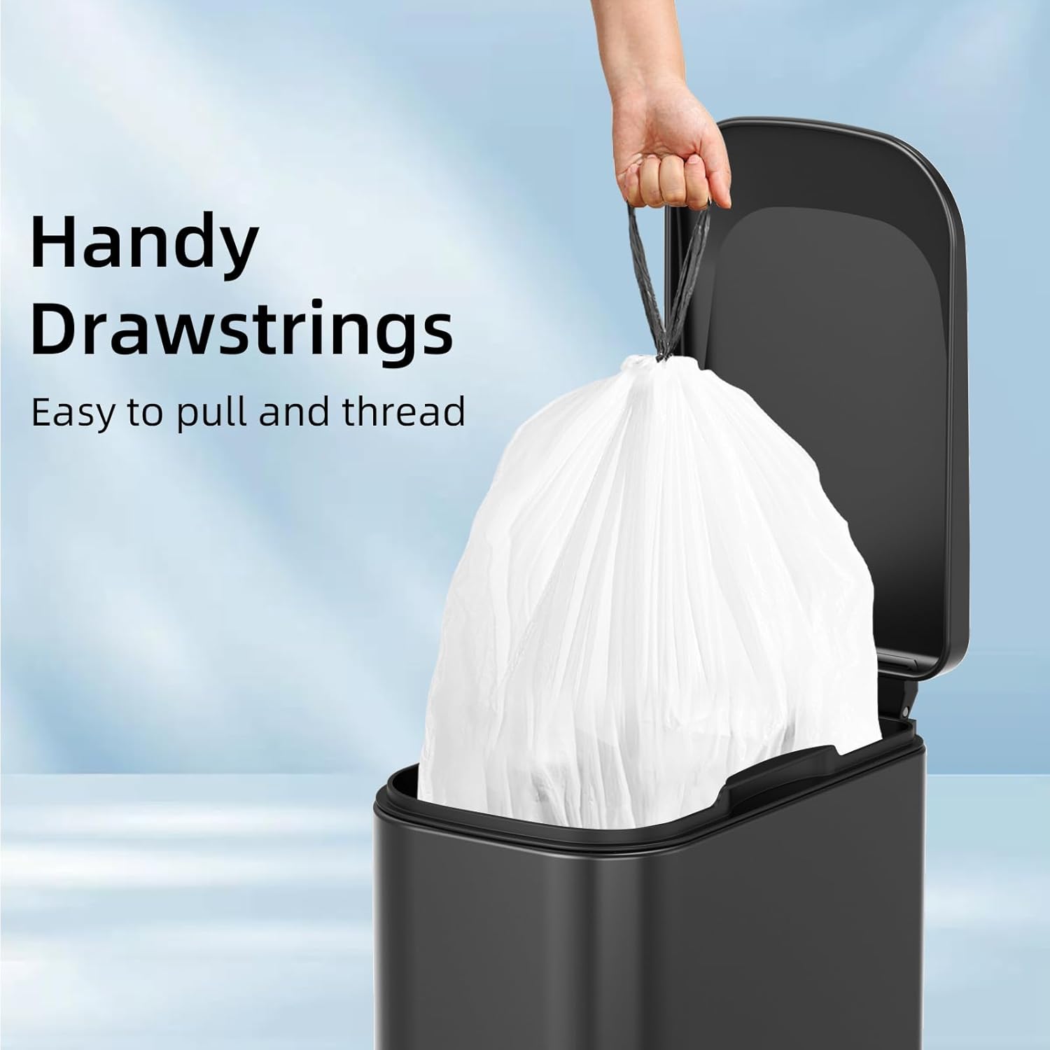1.6 Gallon Mini Drawstring Tra - огляд і ціна Home Bathroom Images